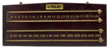 Riley billiards score board L88cm