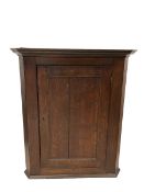 Oak corner cabinet