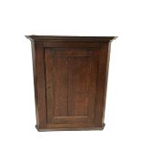 Oak corner cabinet