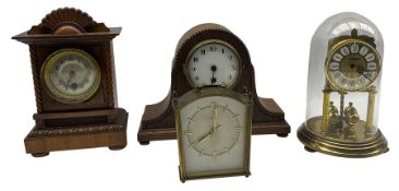 Mantel timepiece with German movement in oak case