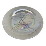 Opalescent glass charger