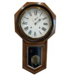 Ansonia - American 19th-century 8-day spring driven wall clock