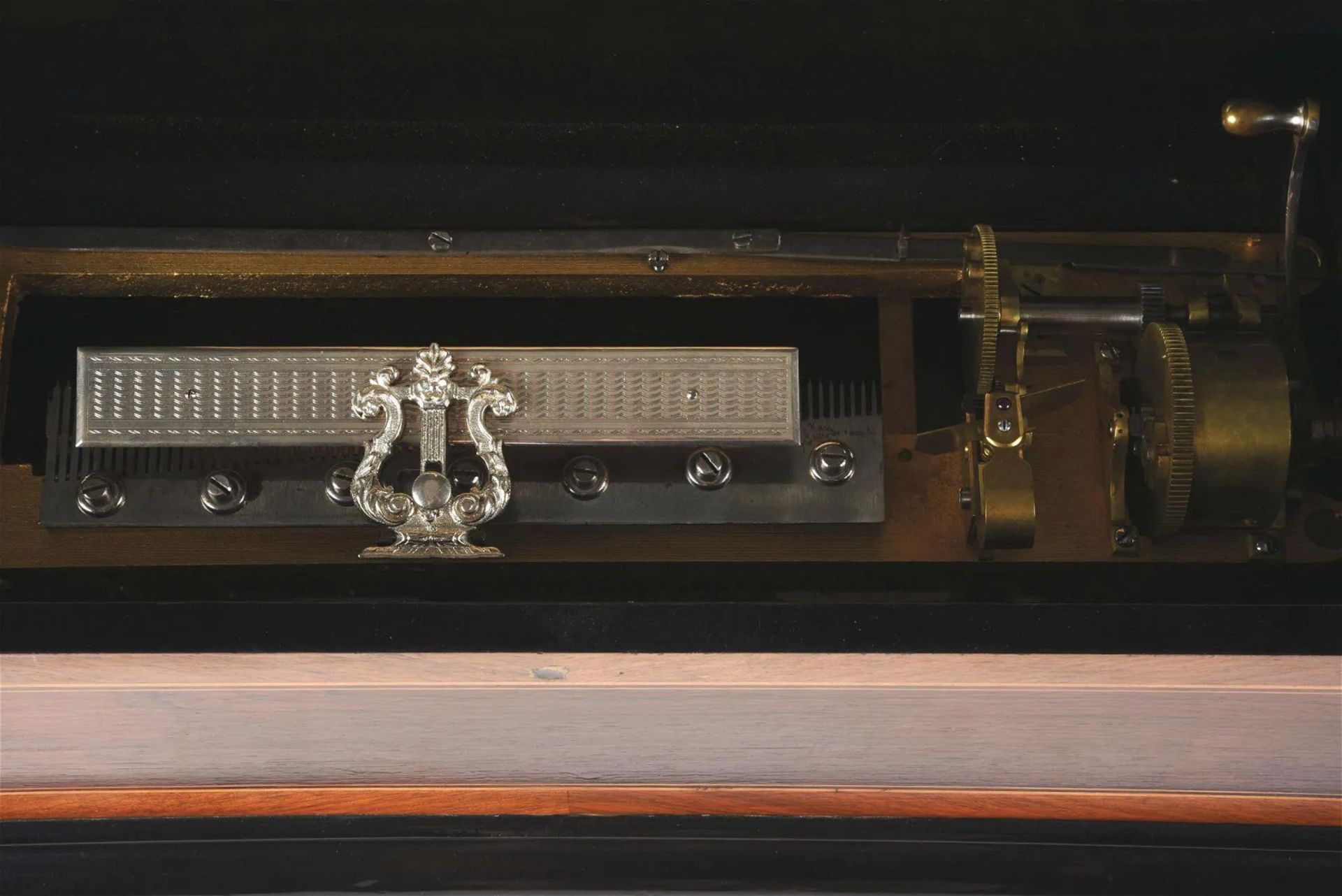 French Cuendet Interchangeable Cylinder Music Box - Image 6 of 6