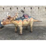 Gigantic Fairground Triceratops Attraction