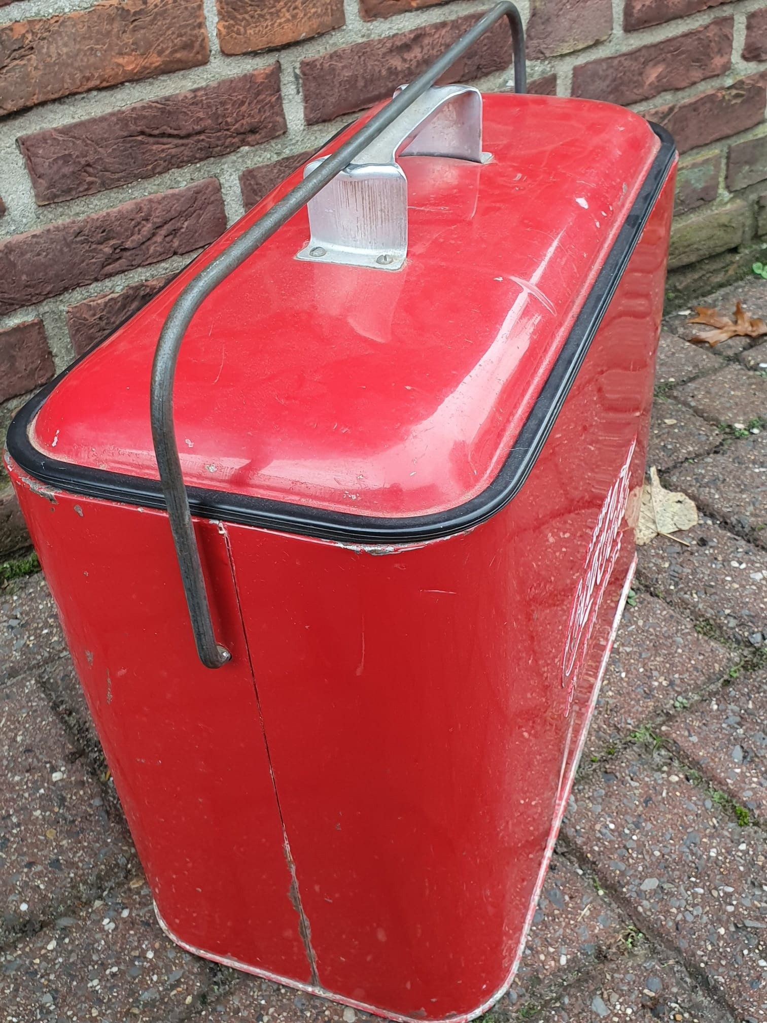 Vintage Coca-Cola Cooler with Bottle Cap Opener  - Image 3 of 6