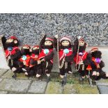 Set of 7 Original Bimbobox Monkeys