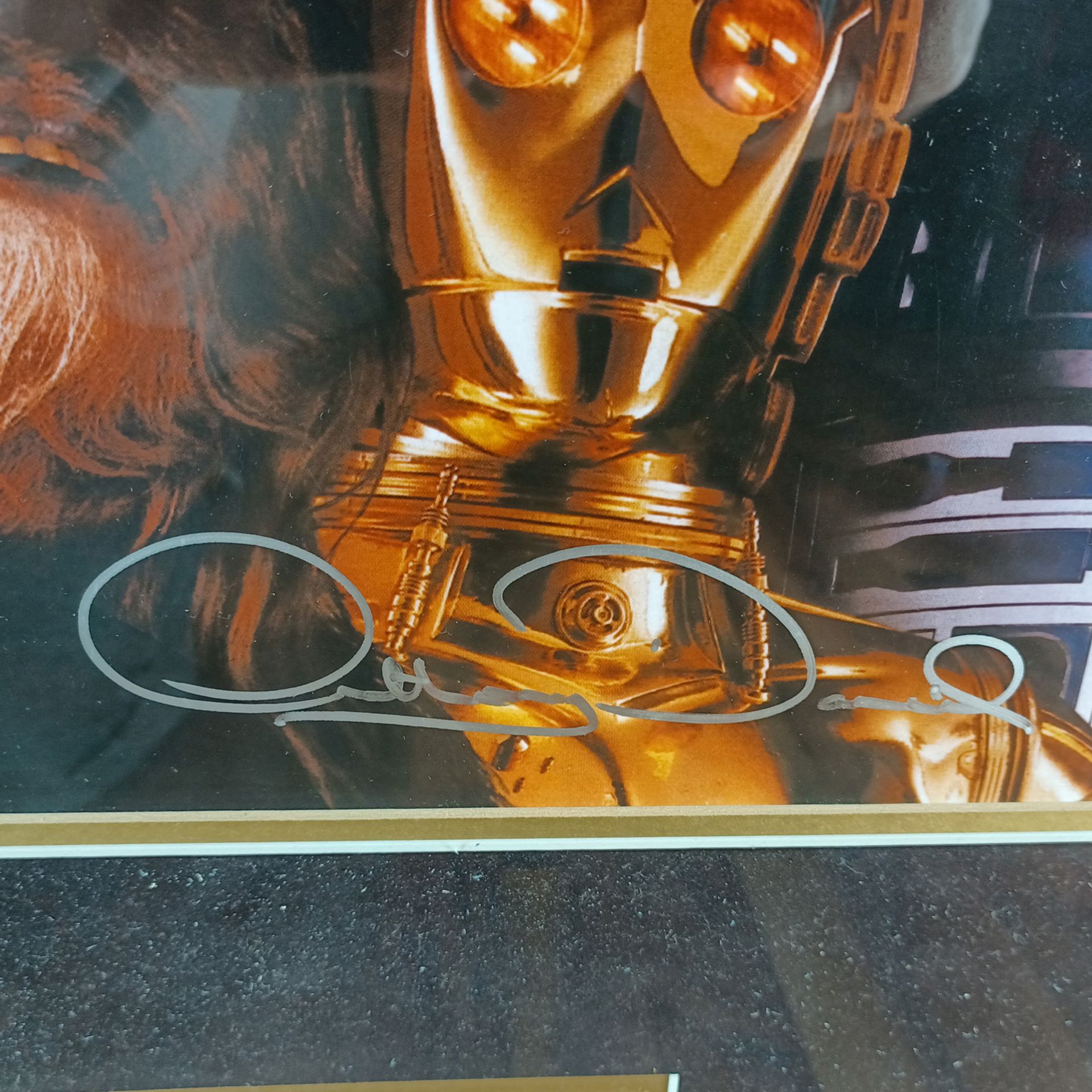 Star Wars Poster Signed by 4 Actors - Bild 6 aus 9