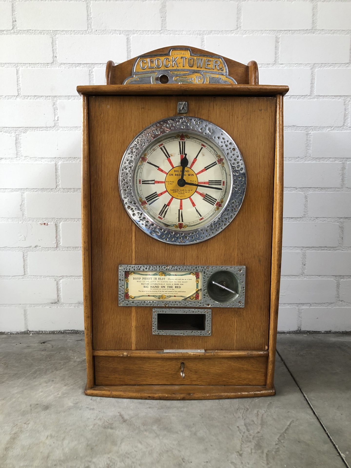 Bryans 12-Win Clock Penny Arcade Game ca. 1947 - Bild 2 aus 6