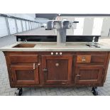 Restored Antique Bar on Wheels