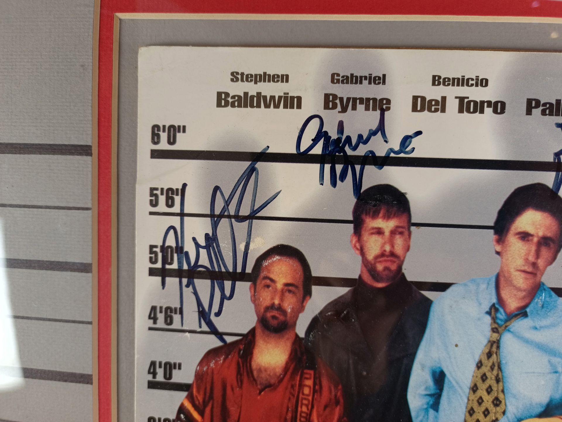 Framed The Usual Suspects Movie Poster Signed by Main Actors - Image 5 of 7