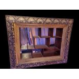 Mirror Backed Shadow Shelf Box with Ornate Frame