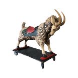 Wooden Carousel Alpine Ibex Figure