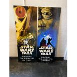 Lot 3pcs Large Star Wars Movie theater film cardboard plates