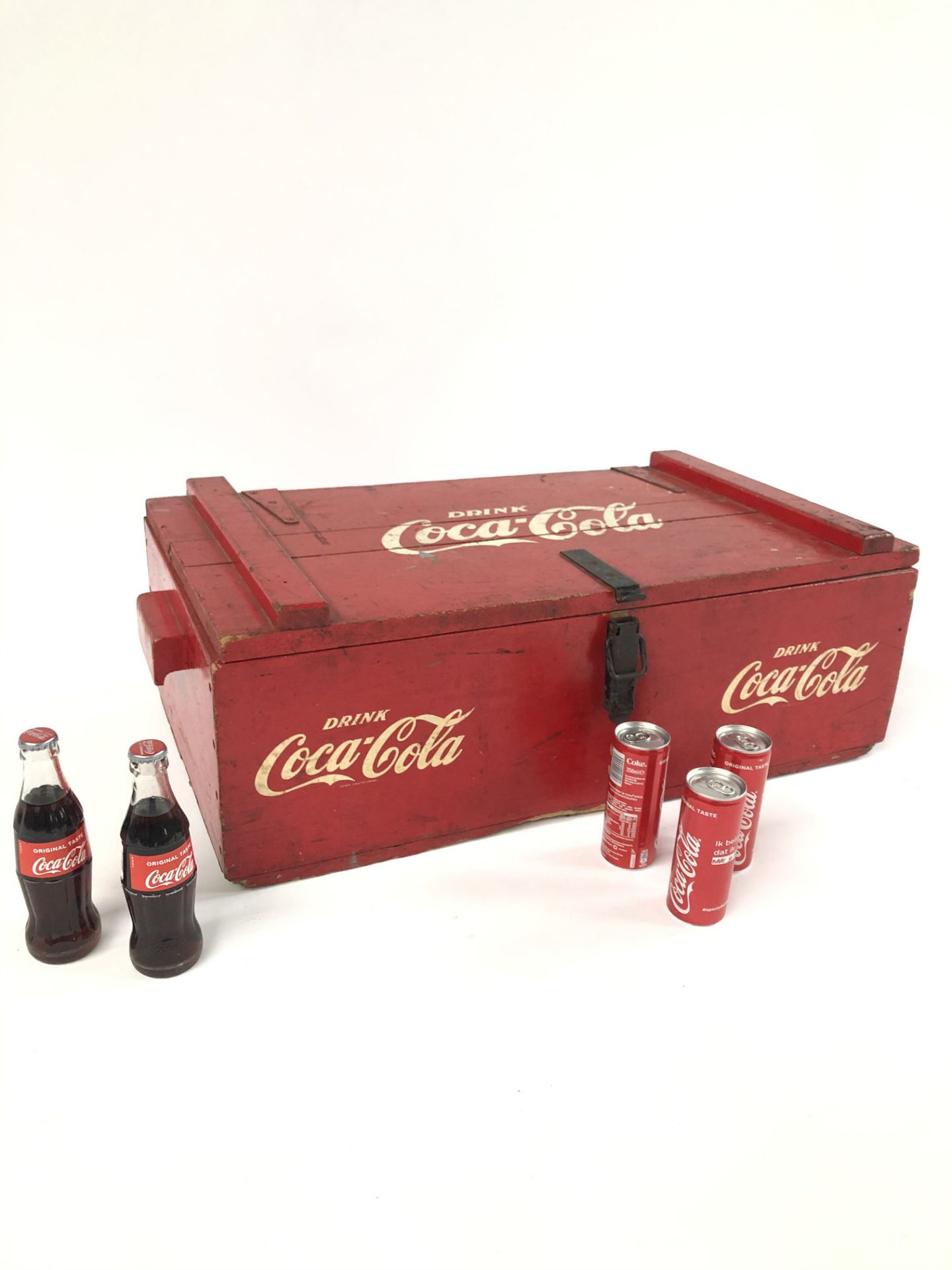 Original Coca-Cola Wooden Ice Box from Netherlands - Image 3 of 5