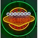 Las Vegas Roulette Neon Lights