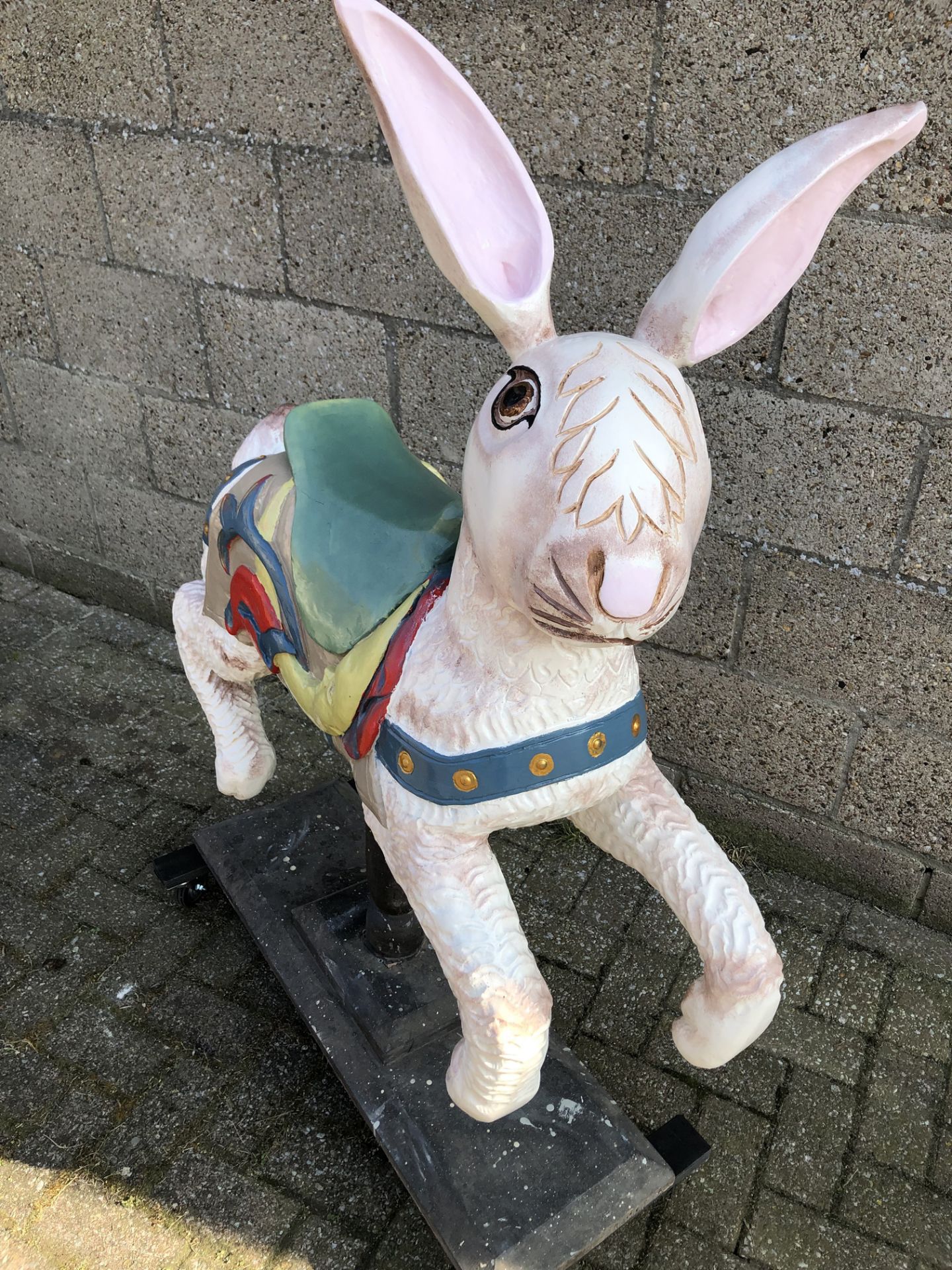 Wooden Carousel Hare Figure - Bild 3 aus 5