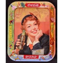 1950's Coca-Cola Tray - Thirst Knows No Season