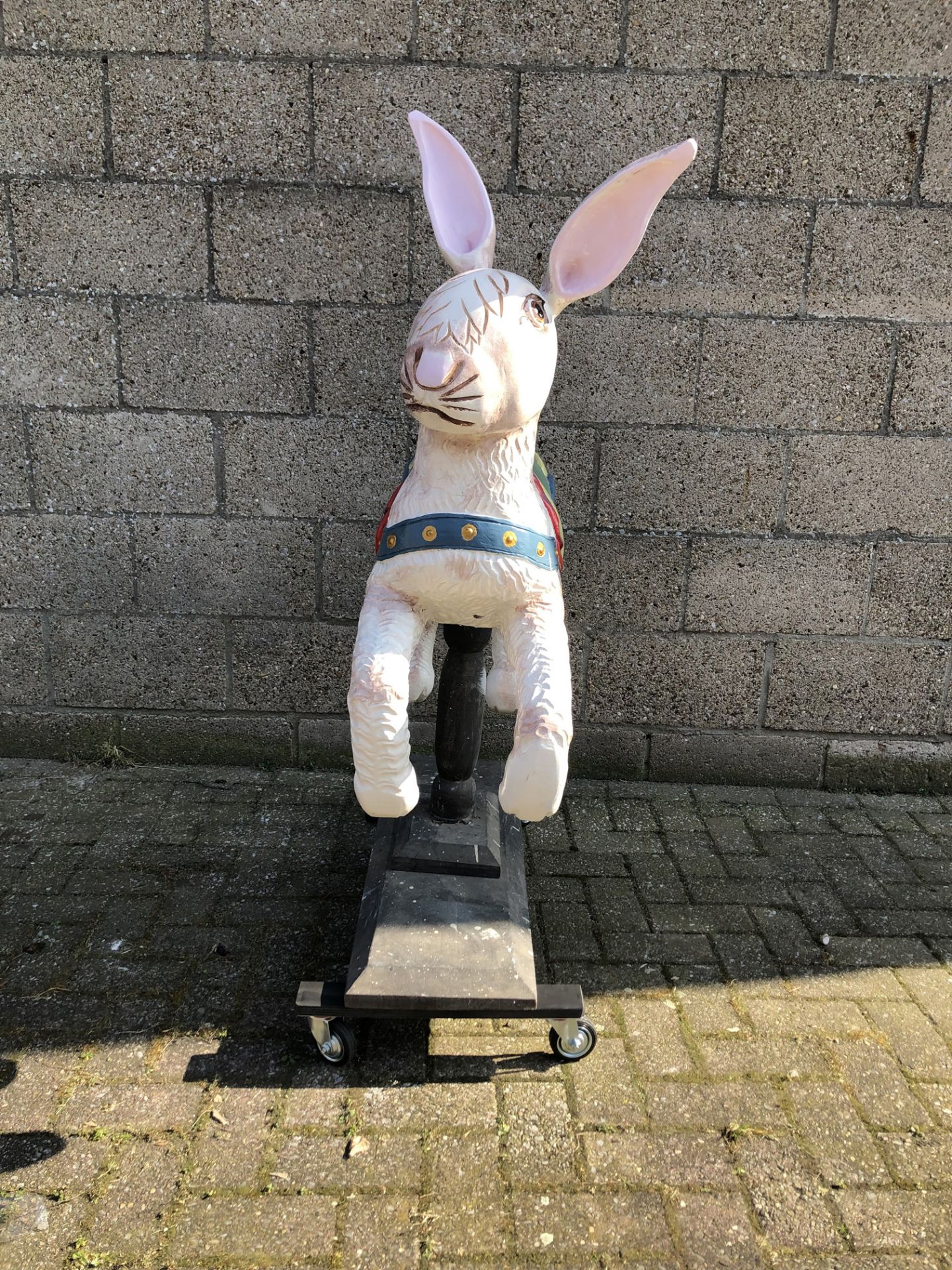 Wooden Carousel Hare Figure - Bild 4 aus 5