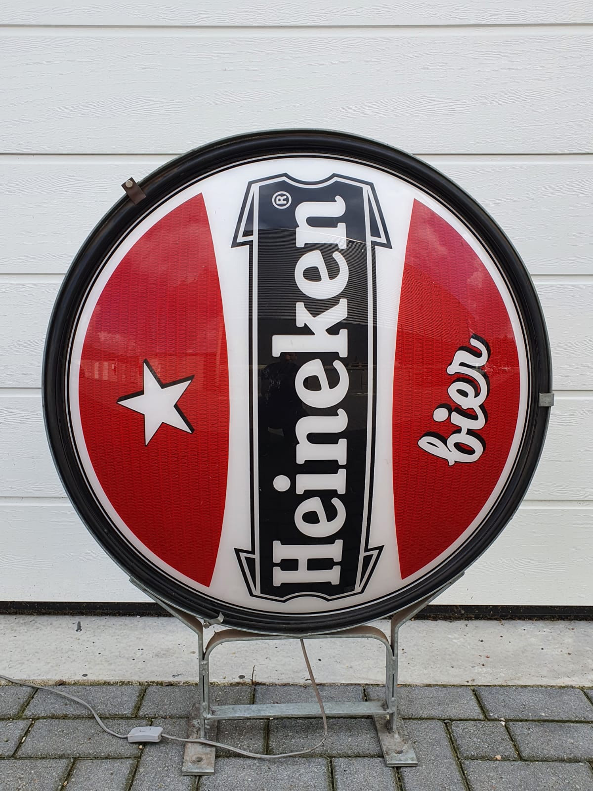 Large Double-Sided Heineken Light Up Sign - Image 2 of 4