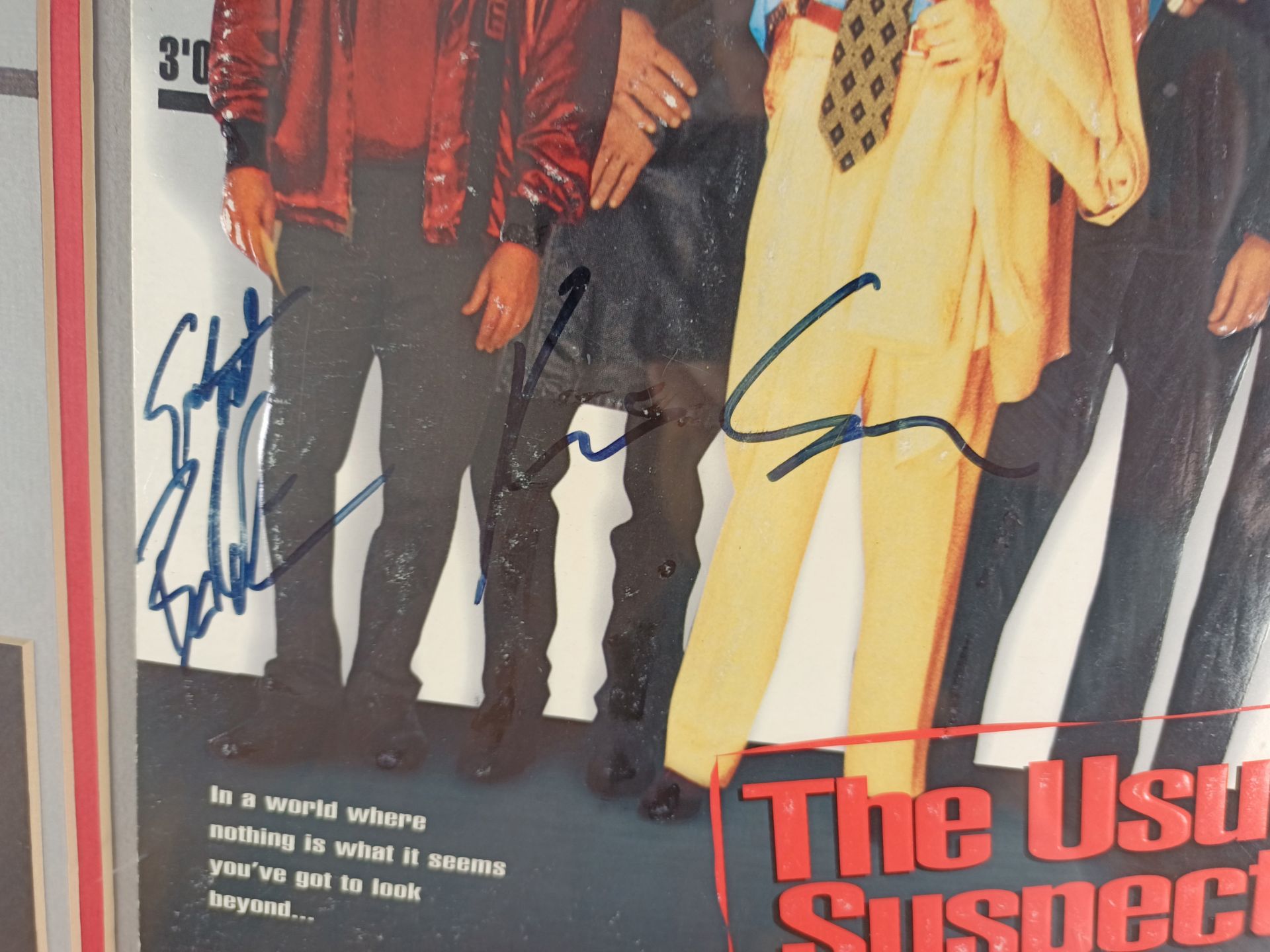 Framed The Usual Suspects Movie Poster Signed by Main Actors - Image 4 of 7