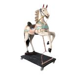 Vintage Belgian Daelemans Wooden Carousel Horse