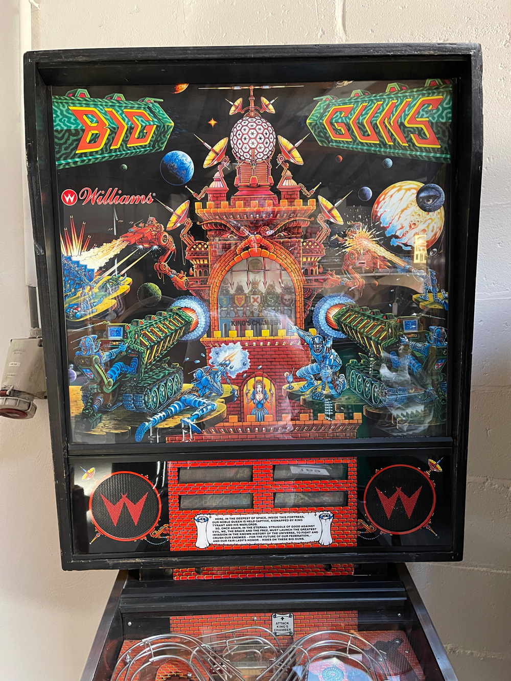 1987 Williams Big Guns Pinball Machine - Bild 2 aus 3