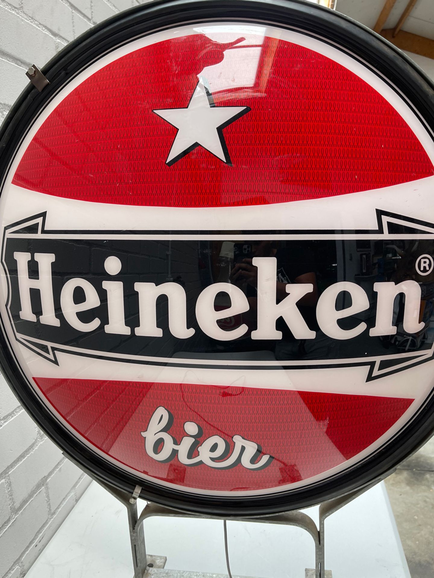 Large Double-Sided Heineken Light Up Sign - Image 7 of 7