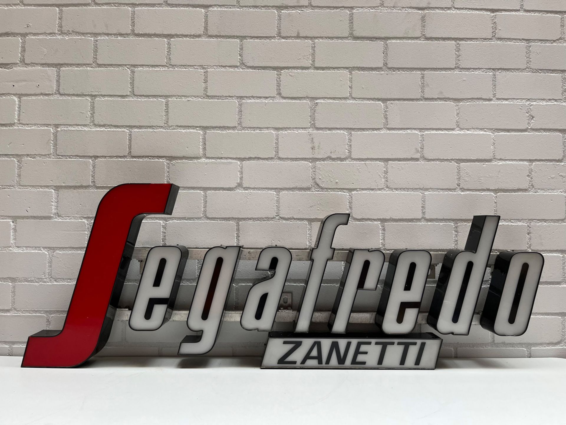 Segafredo Zanetti Front Lit Channel Letters Sign