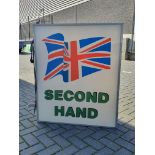 Union Jack Second Hand Light Up Sign