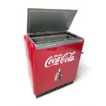 Original Coca-Cola Cooler with Top and Side Access