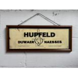 Wooden Dutch Hupfeld Advertising Sign