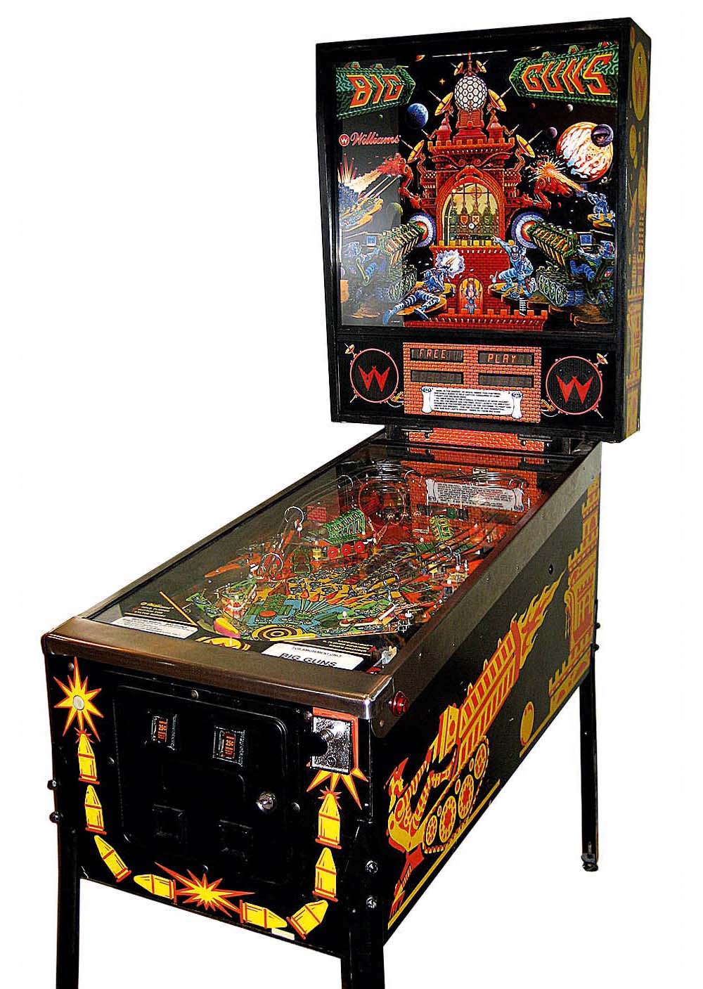 1987 Williams Big Guns Pinball Machine