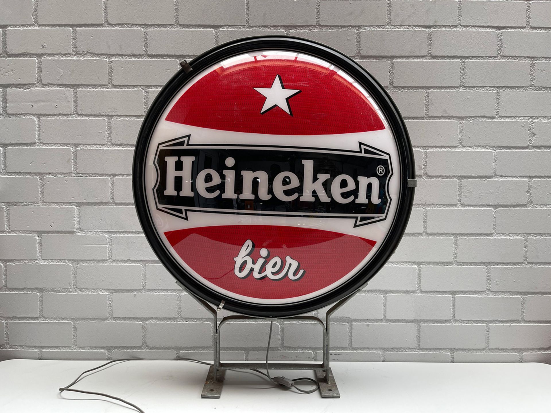 Large Double-Sided Heineken Light Up Sign