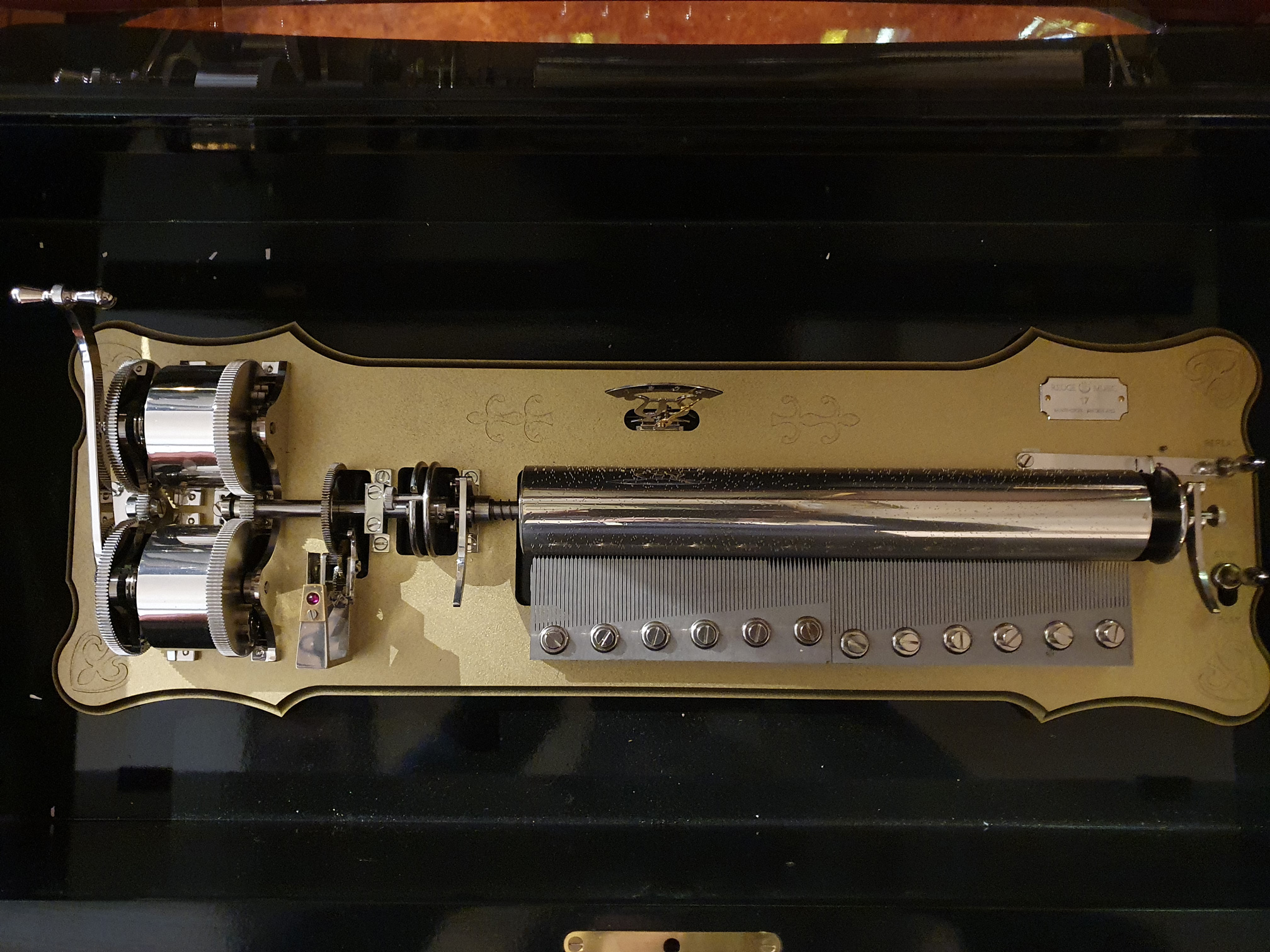 Reuge Sublime Harmonie Music Box with 5 Interchangeable Cylinders - Image 4 of 7