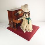 19th Century Musical Automaton Girl Playing Piano