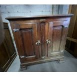 1927 Vergne Stained Pine Wood Refrigerator