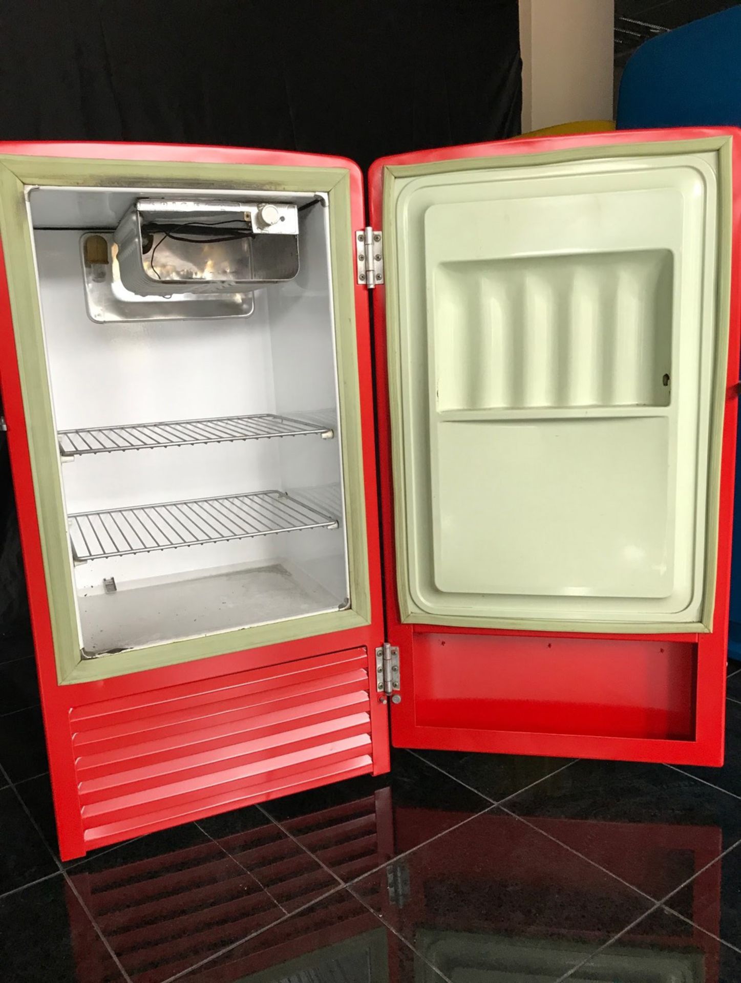 1957 Frigeco Refrigerator in Matt Red Color - Image 2 of 2