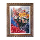 Framed Marc Chagall Limited Edition Lithograph Print