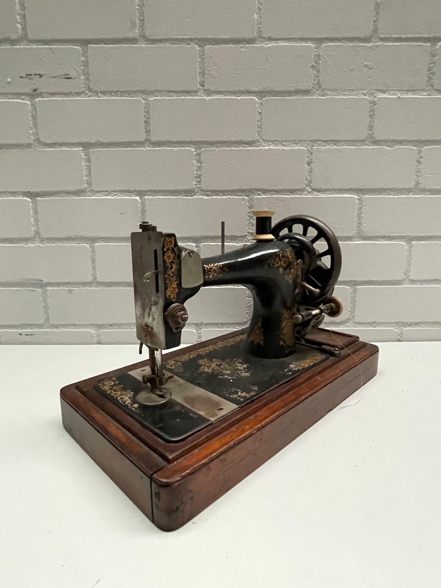 Vintage Cast Iron Sewing Machine - Image 2 of 11