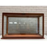 Vintage Wood and Glass Display Cabinet