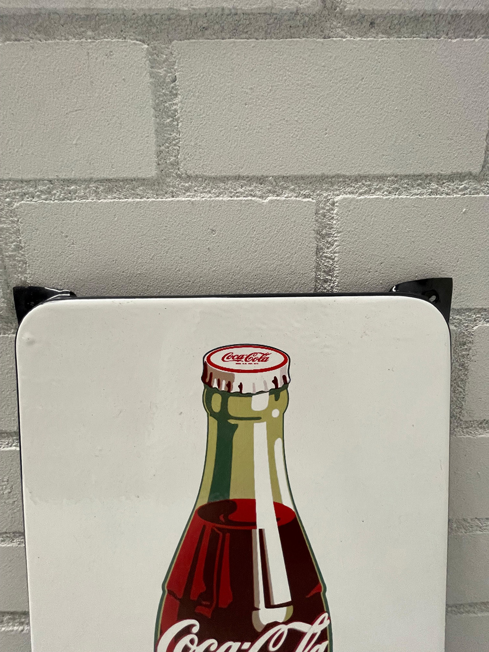 Reproduction Coca-Cola Bottle Enamel Sign - Image 5 of 5