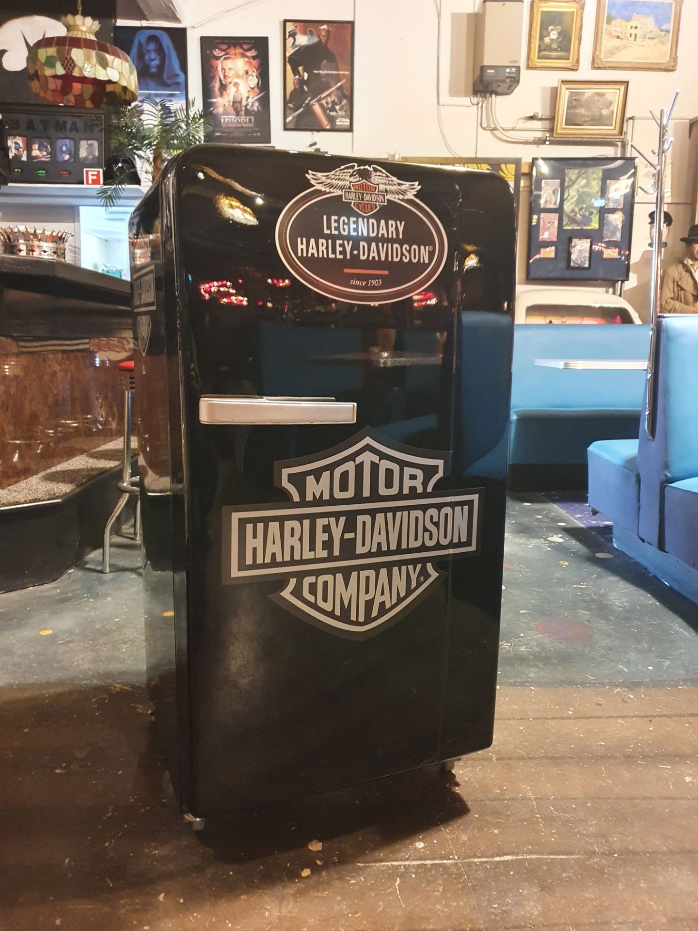 Harley Davidson Themed Fridge