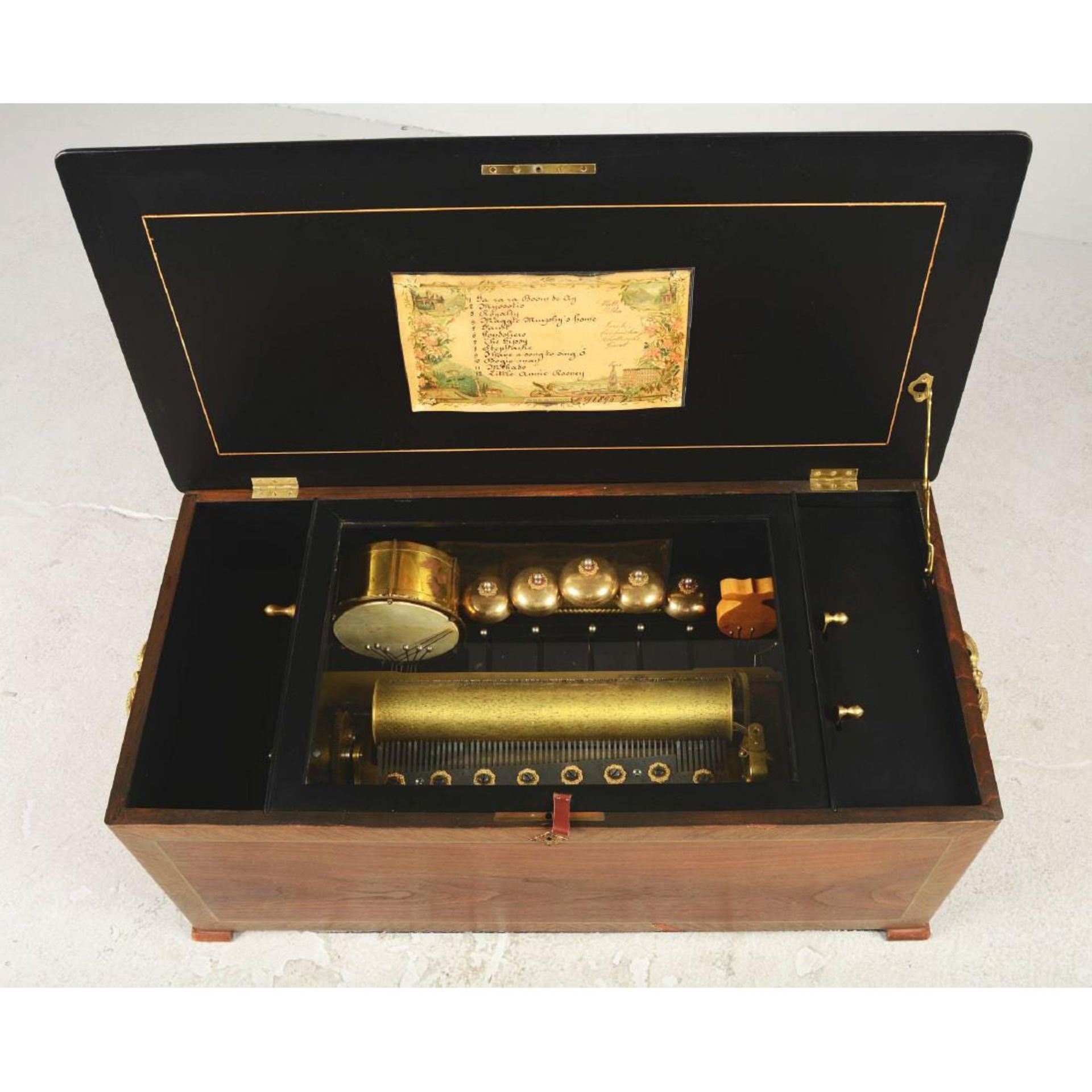 Swiss 12 Tune Orchestrial Music Box - Image 2 of 6