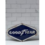 Goodyear Enamel Sign