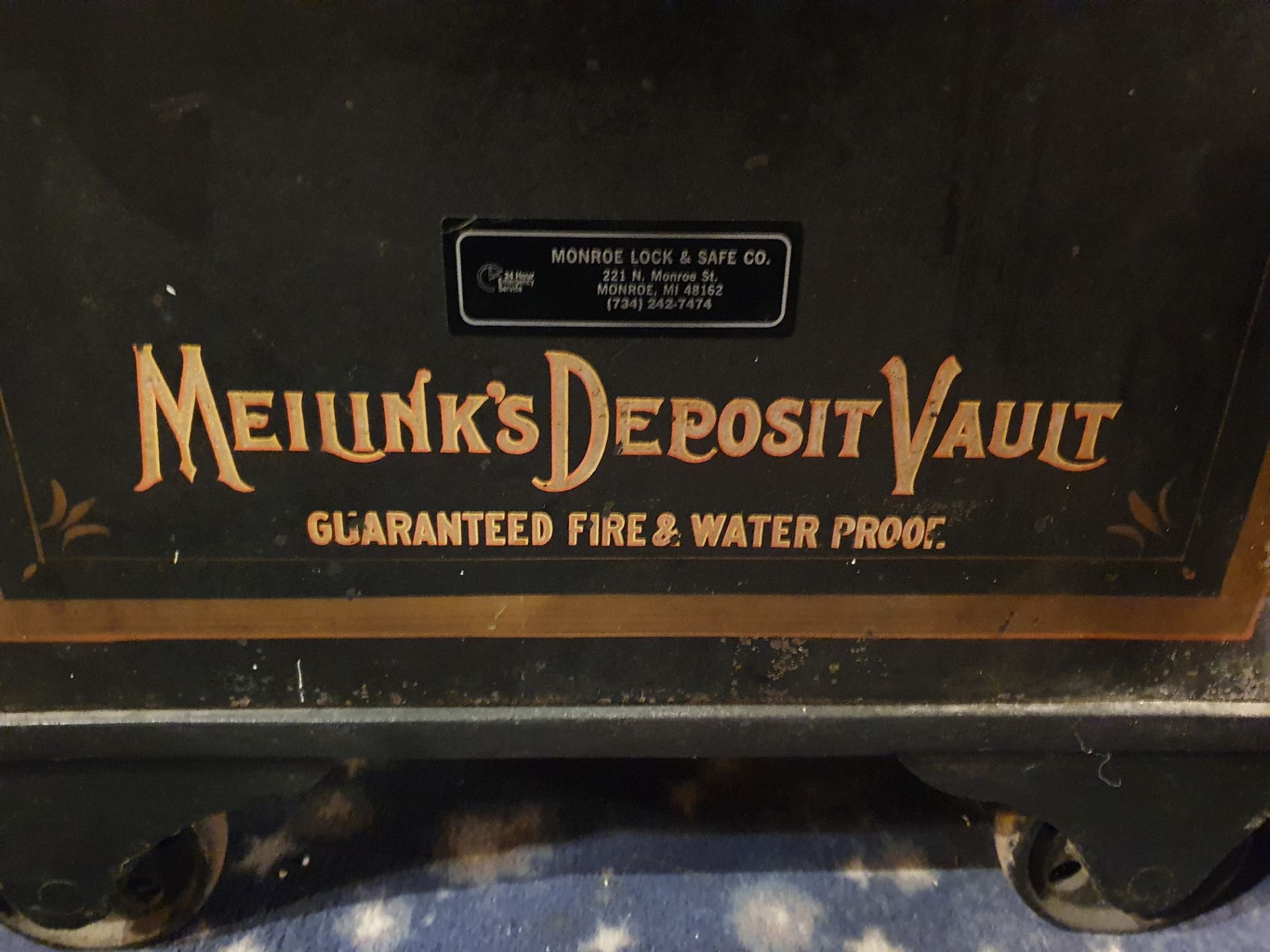 Meilink's Deposit Vault Cast Iron Safe - Image 5 of 5