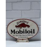 Gargoyle Mobiloil Enamel Sign