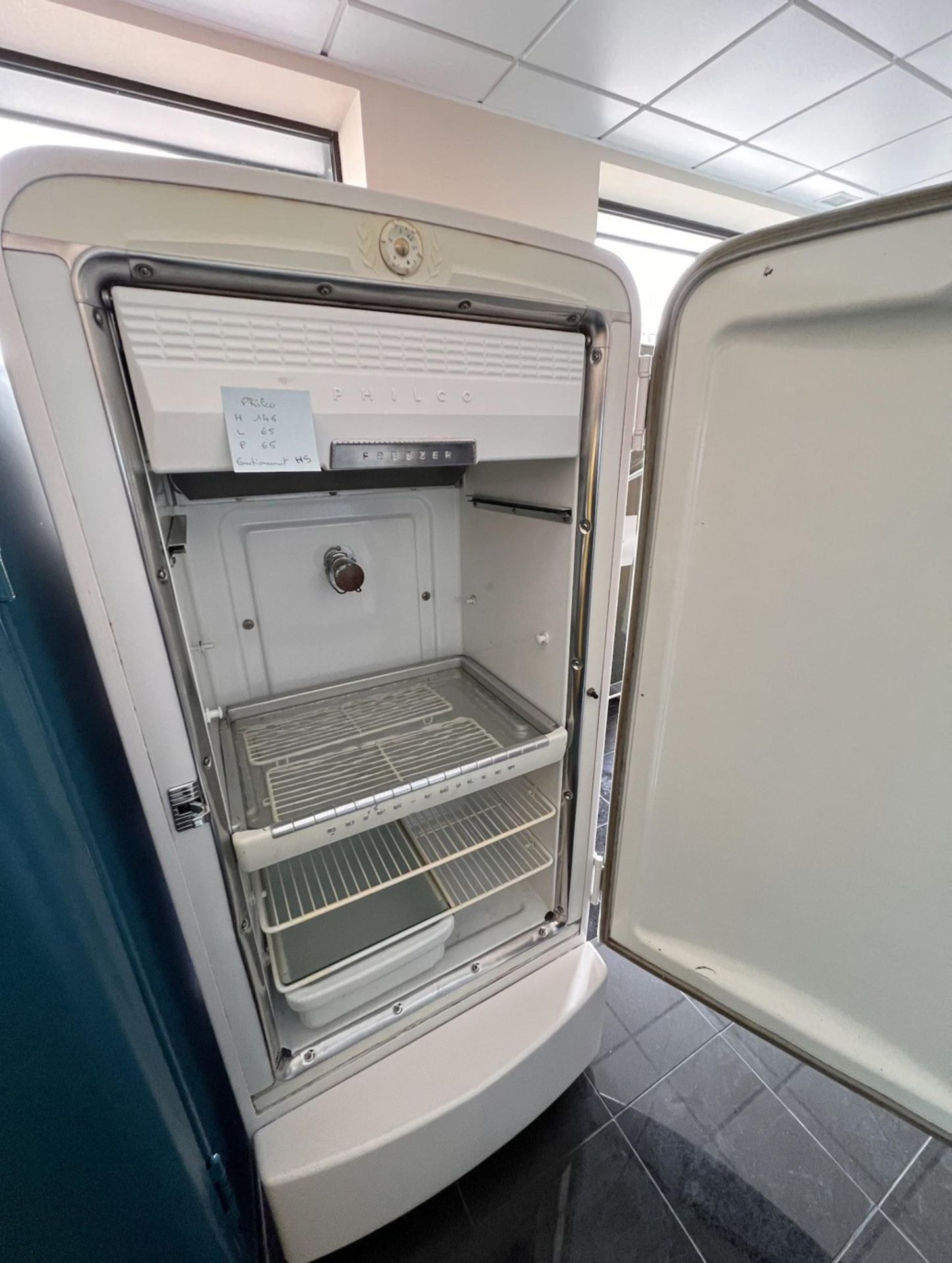 1958 Philco Refrigerator in Matt White Color - Image 2 of 2