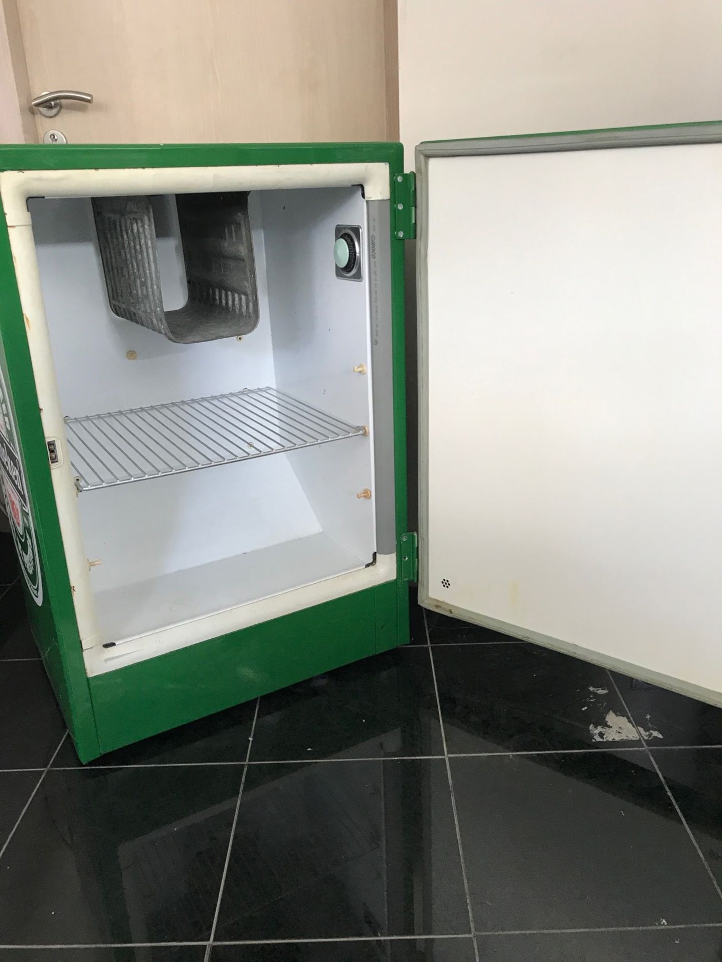 1964 Frigidaire Heineken Refrigerator in Glossy Green Color - Image 2 of 2