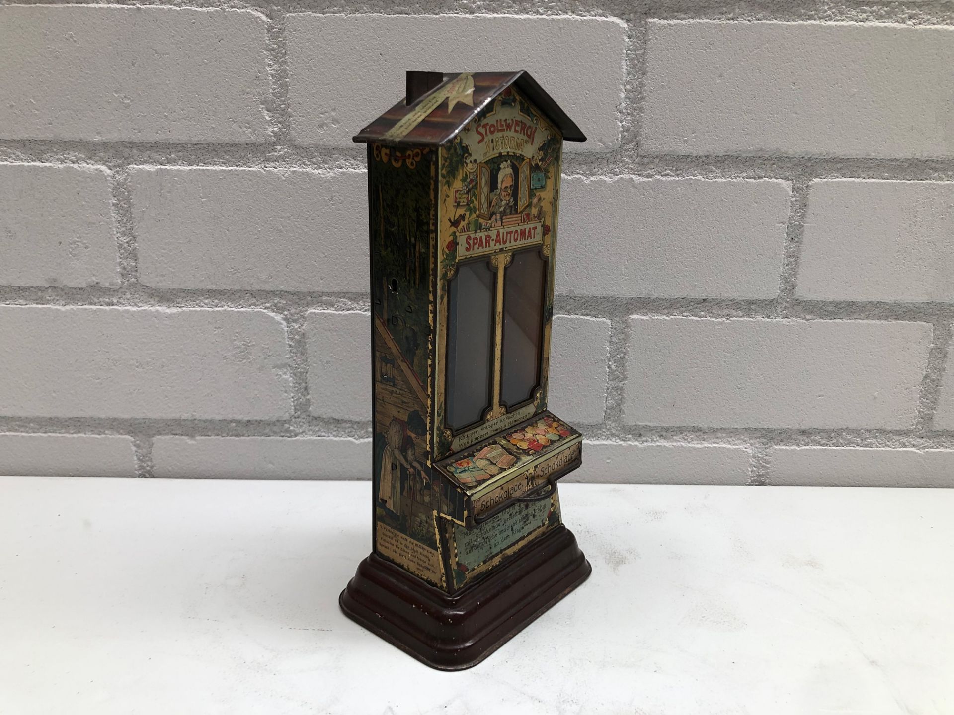 1906 Stollwerck "Victoria" Chocolate Vending Bank - Bild 3 aus 9