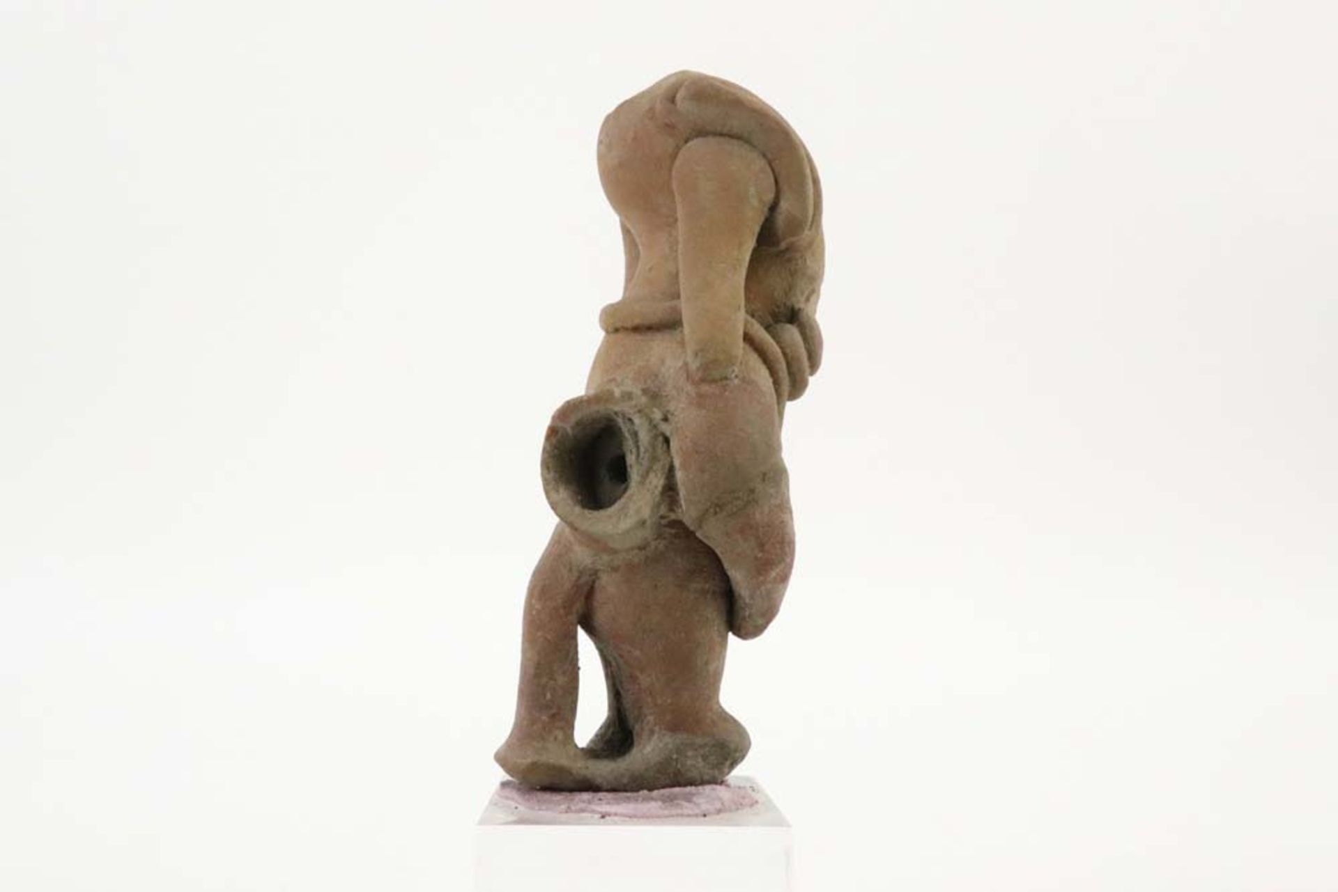 Ecuador Chorella sculpture in earthenware || ECUADOR Chorella-sculptuur in aardewerk : "Personage" - - Image 3 of 6